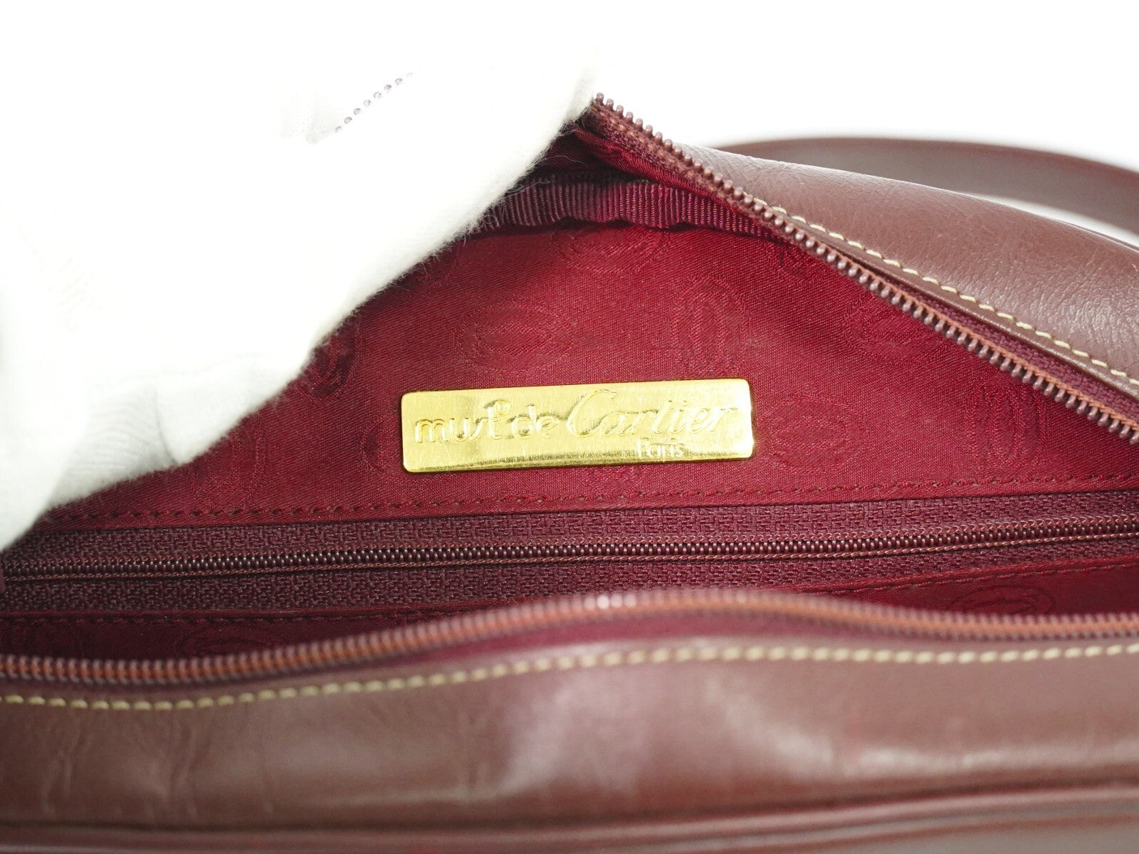 cartier Must de Cartier Shoulder Bag Leather