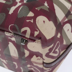 Burberry Open Tote Printed Canvas