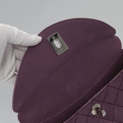 Chanel Crescent Chain Shoulder Bag Quilted Lambskin