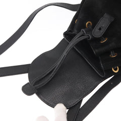 Gucci Vintage Bamboo Backpack Suede