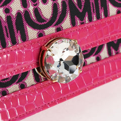 Miu Miu Chain Shoulder Bag Canvas