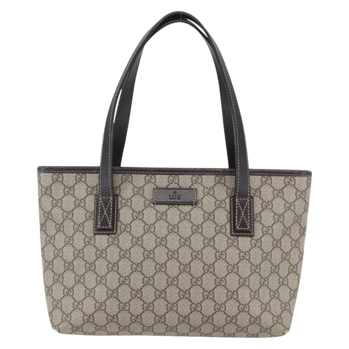 Gucci Plus Tote GG Coated Canvas with Leather