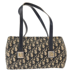 Christian Dior Vintage Trotter Handbag Canvas