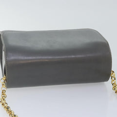 Salvatore Ferragamo Vintage Flap Chain Shoulder Bag Leather