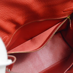 Hermes Kelly Handbag Vibrato and Togo with Palladium Hardware