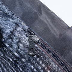 Prada Metal Handles Tote Tessuto