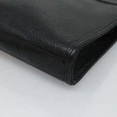 Burberry Zip Clutch Leather