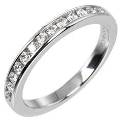Tiffany & Co. Half Eternity Band Ring Platinum and Diamonds
