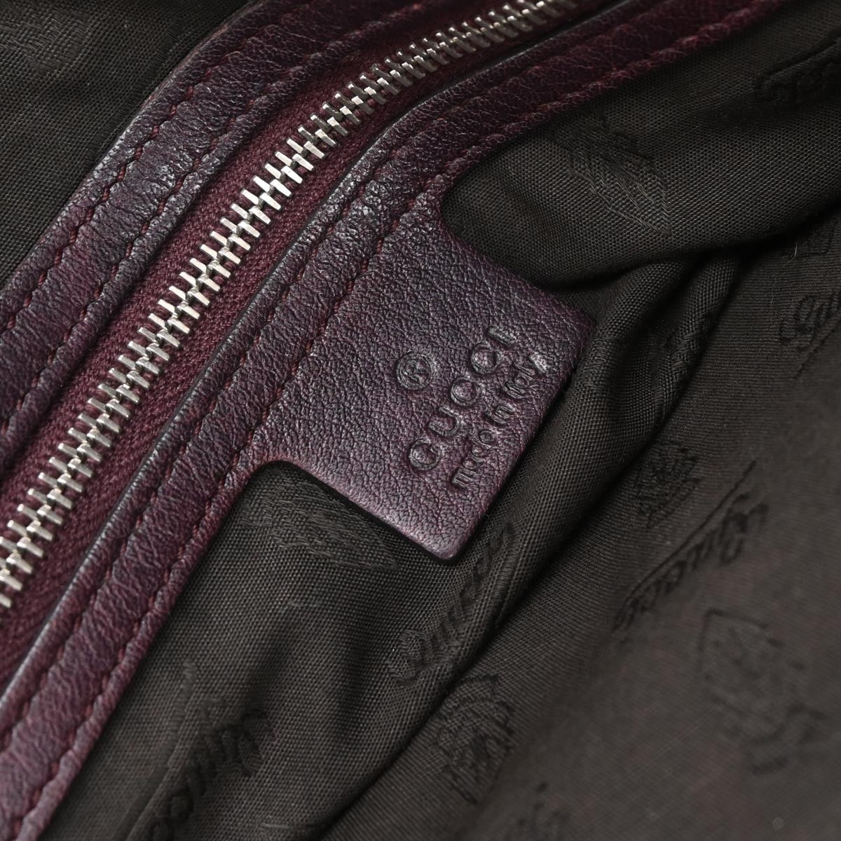 Gucci Vintage Bamboo Handle Bag Leather