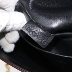 Chloe Elle Chain Clutch Leather