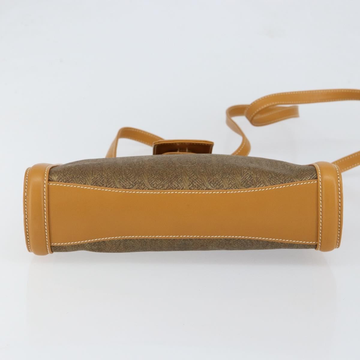 Gucci Vintage Shoulder Bag Canvas and Leather