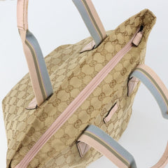 Gucci Web Zip Tote GG Canvas