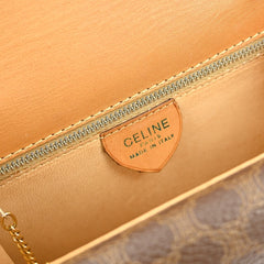 Celine Triomphe vintage handbag Macadam canvas
