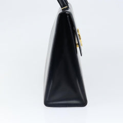 Celine Circle Logo Handbag Leather