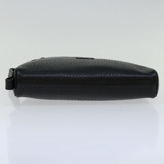 Burberry Zip Clutch Leather