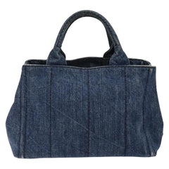 Prada Canapa Convertible Tote Denim