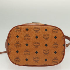 MCM Drawstring Shoulder Bag Leather