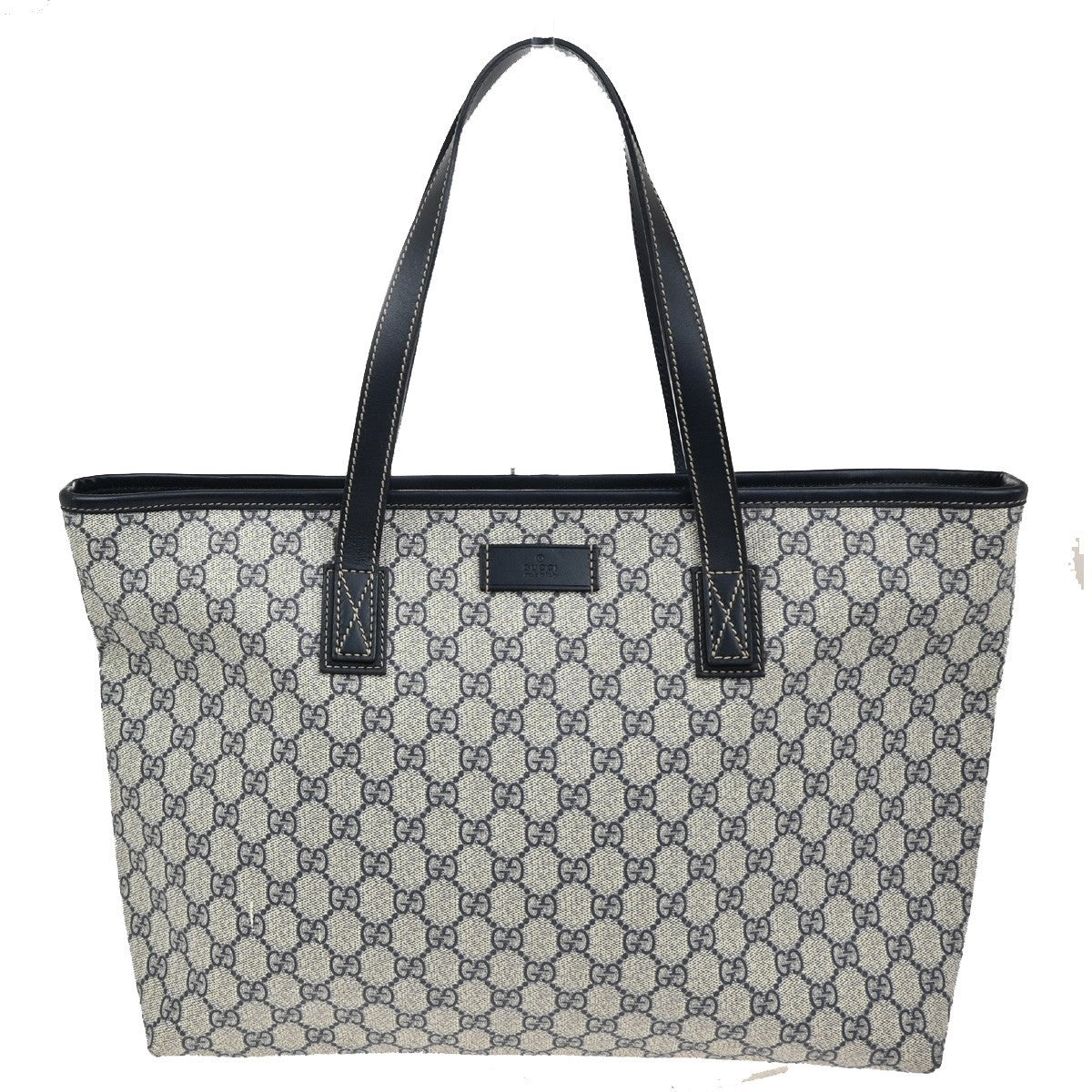 Gucci Plus Tote GG Coated Canvas with Leather
