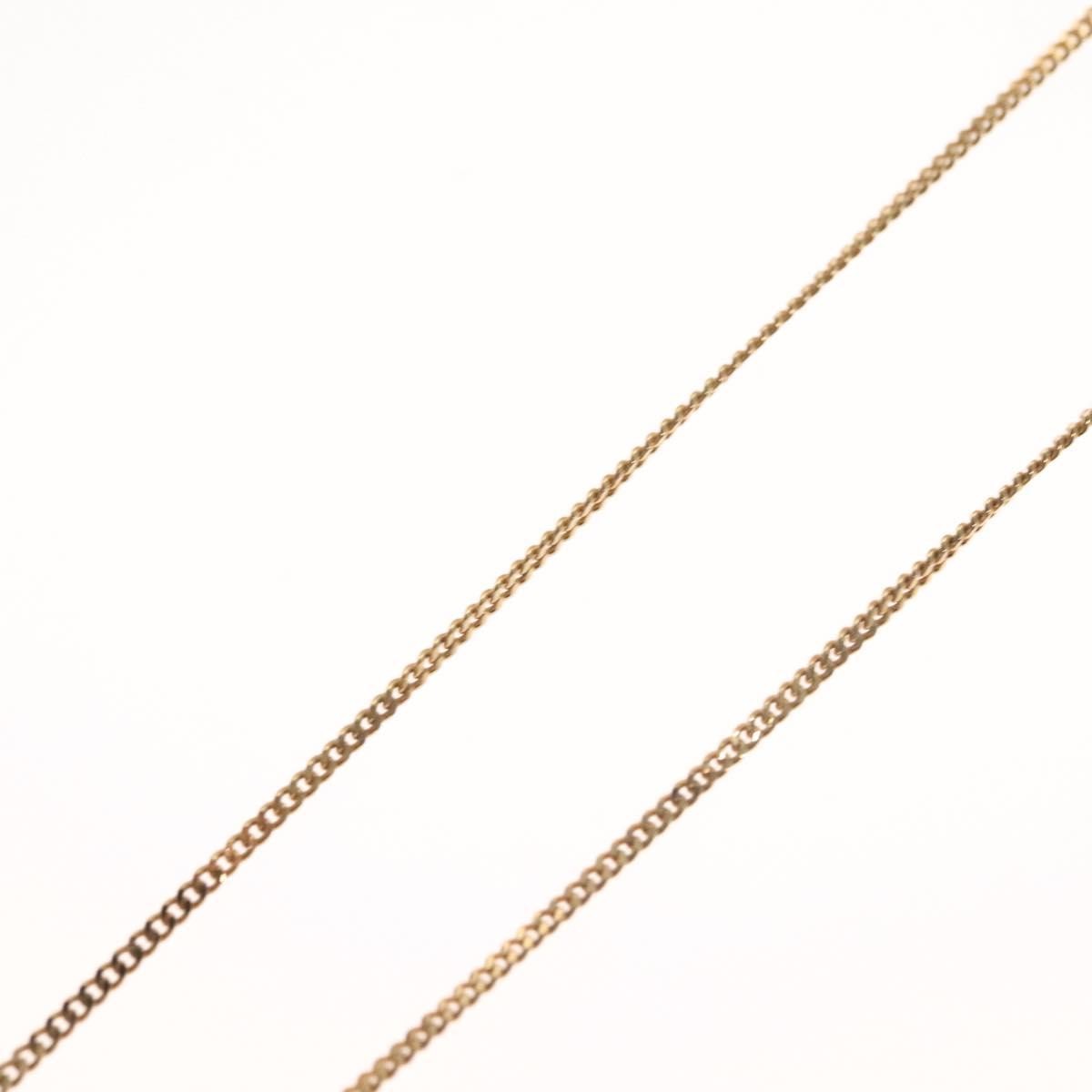 Christian Dior CD Pendant Necklace Gold-plated