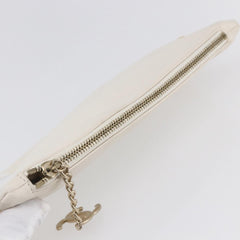 Chanel Camellia Clutch Bag Leather