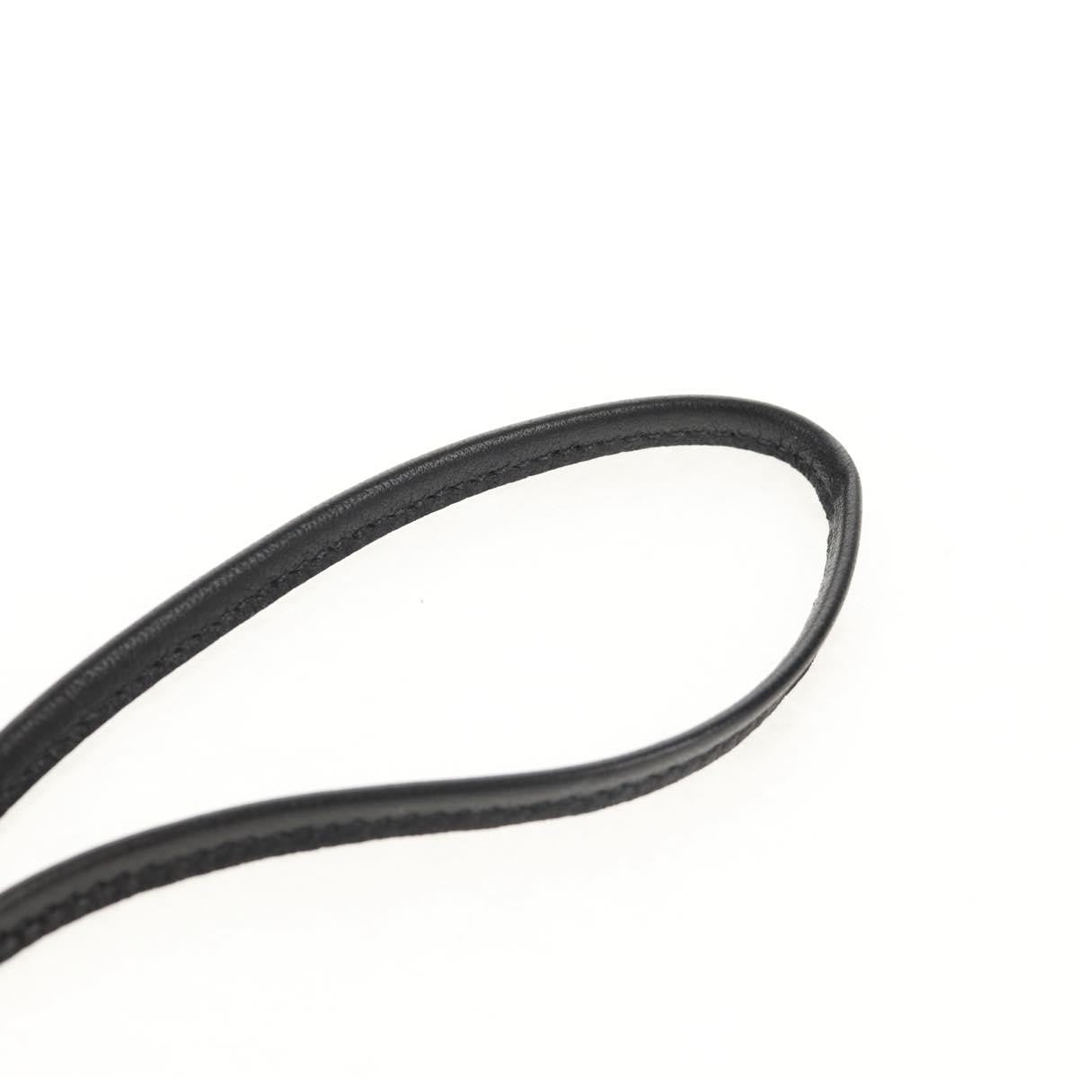 Hermes So Black GriGri Rodeo Bag Charm Leather