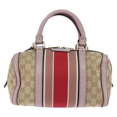 Gucci Vintage Web Boston Bag GG Canvas