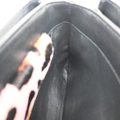 Prada Chain Flap Shoulder Bag Pony Hair and Nylon