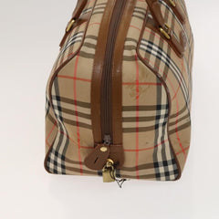 Burberry Vintage Duffle Bag Horseferry Check Canvas