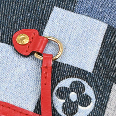 Louis Vuitton Neverfull Tote Damier and Monogram Patchwork Denim