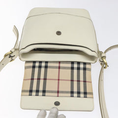 Burberry Flap Shoulder Bag Leather