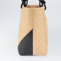 Chanel Cambon Tote Quilted Leather