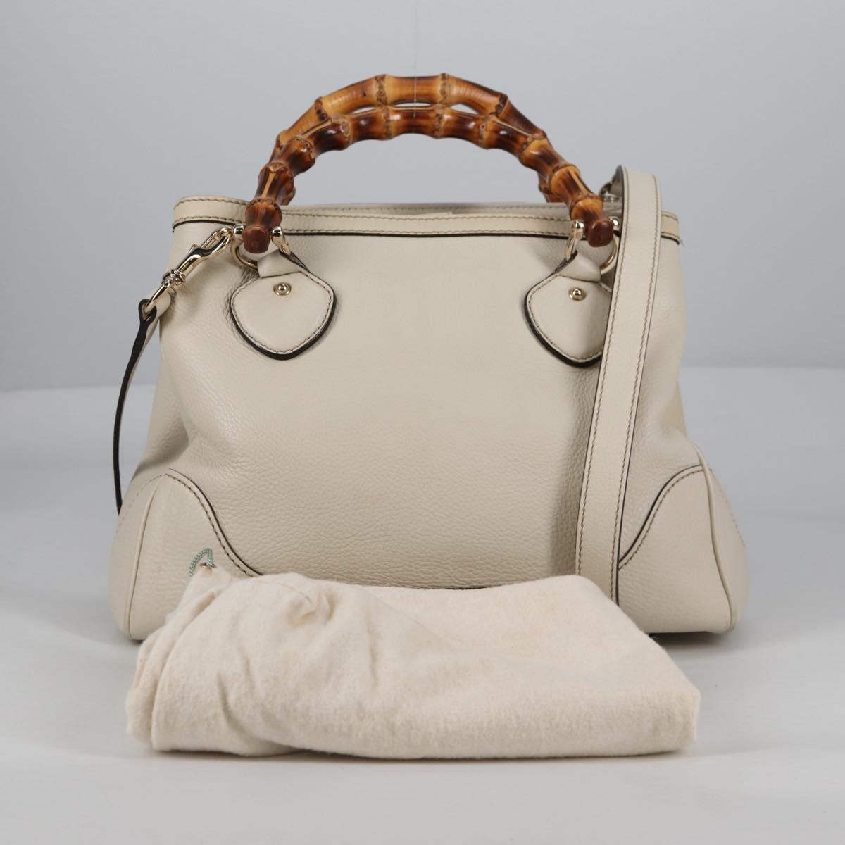 Gucci Diana Bamboo Top Handle Tote Leather