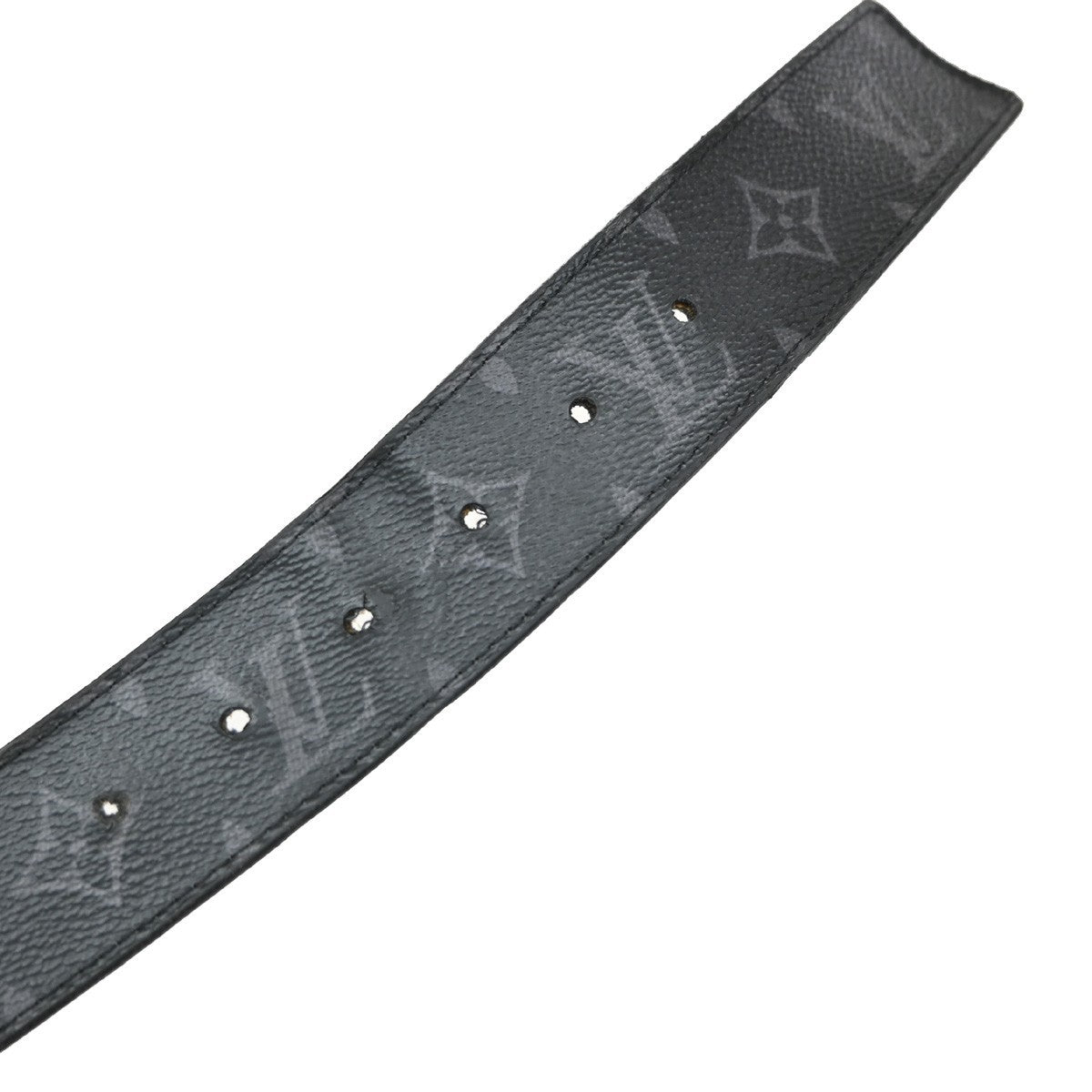 Louis Vuitton LV Initiales Belt Monogram Eclipse Leather
