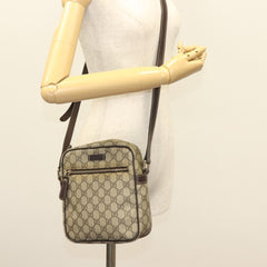 Gucci Front Zip Messenger GG Coated Canvas