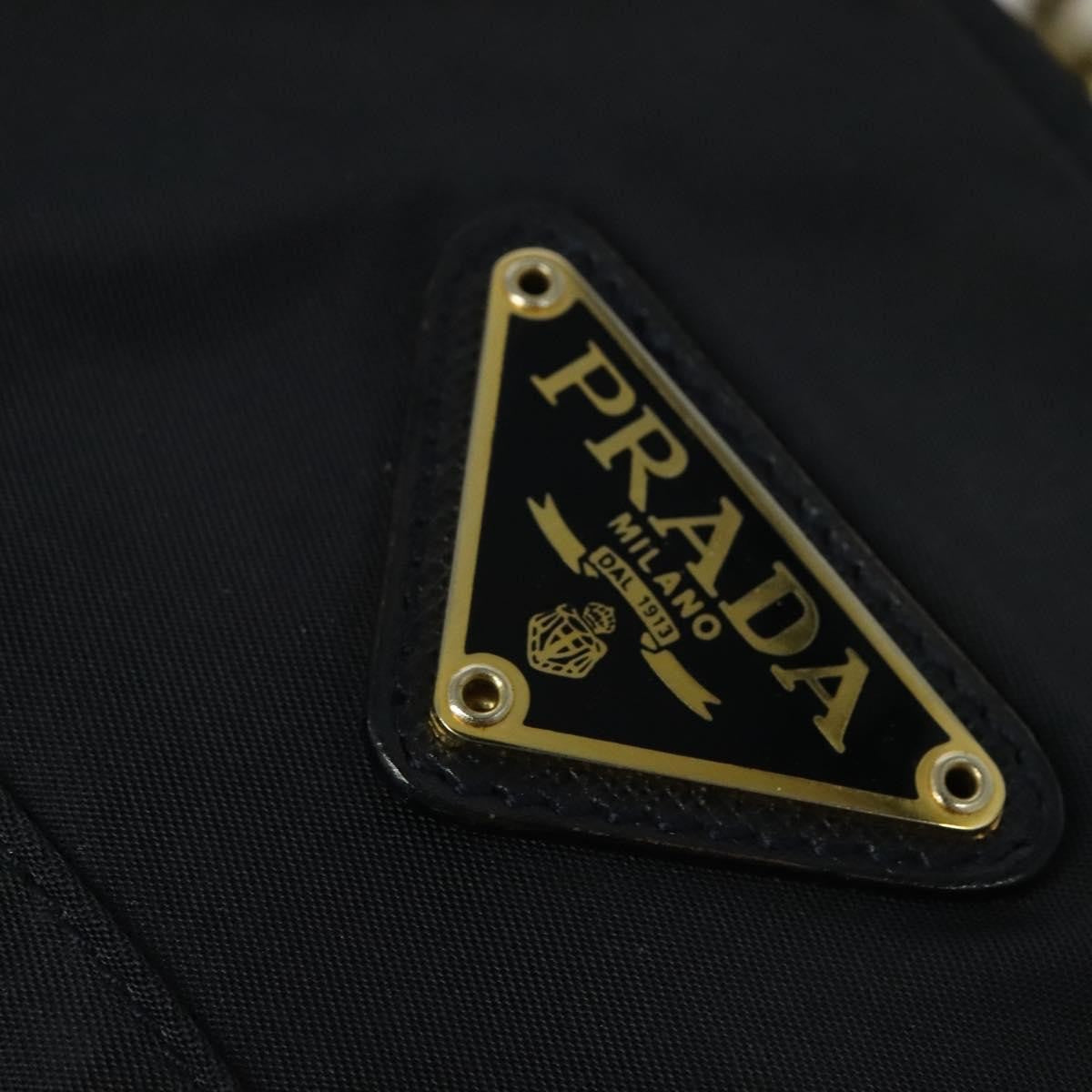 Prada Chain Shoulder Bag Quilted Tessuto