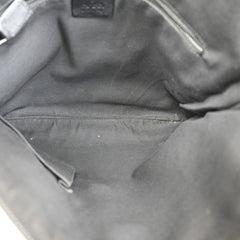 Gucci Zip Messenger Bag GG Canvas with Perforated Leather