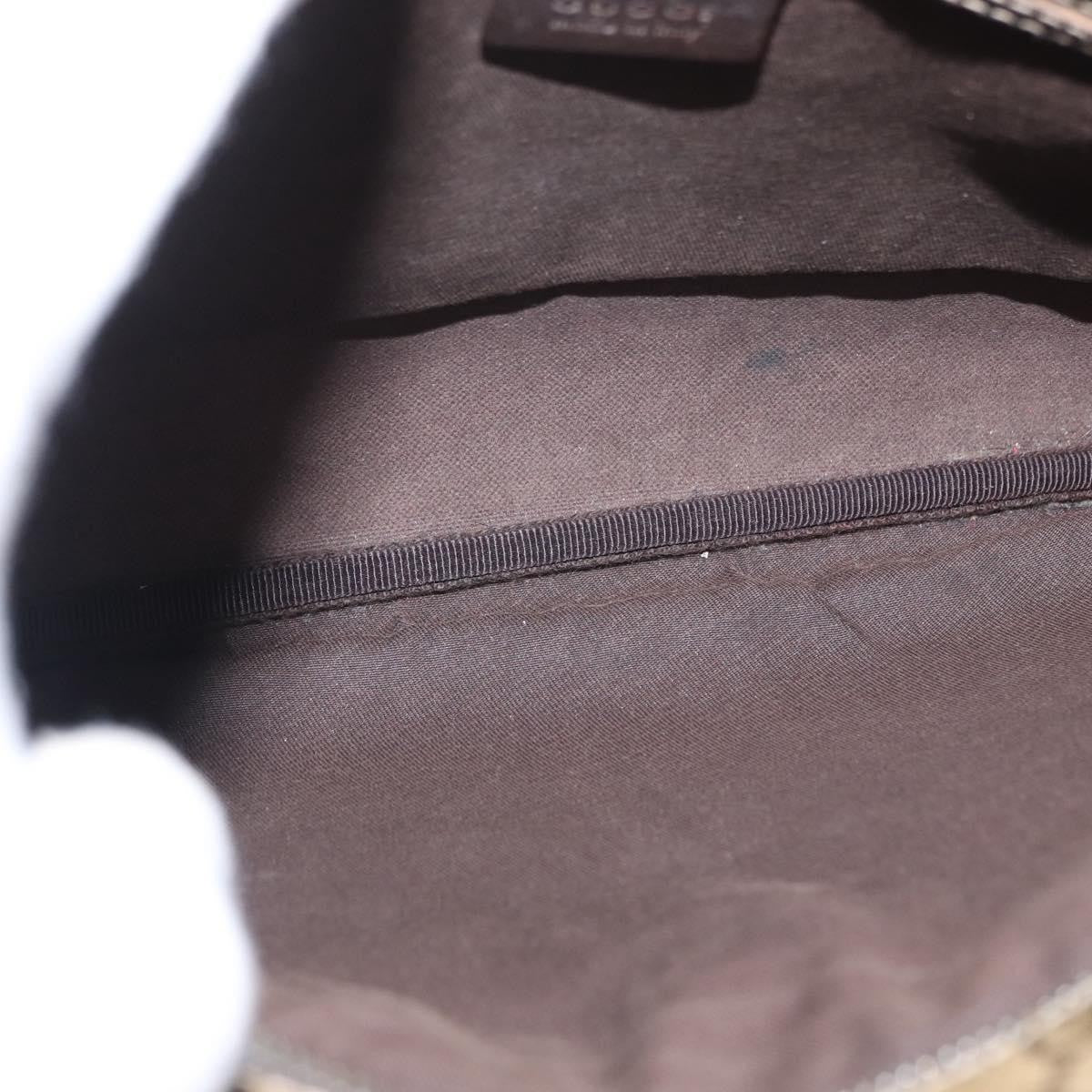 Gucci Flat Messenger Bag GG Coated Canvas