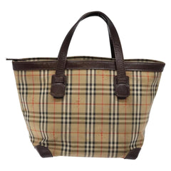 Burberry Nova Check Handbag Nova Check Canvas and leather