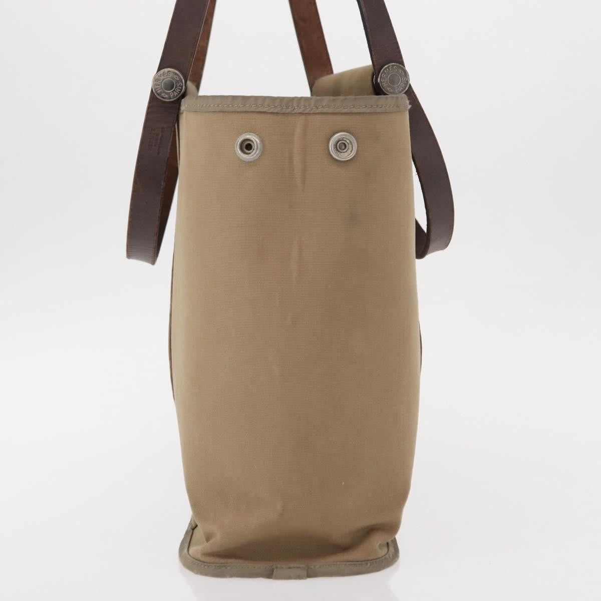 Hermes Cabag Elan Toile and Leather