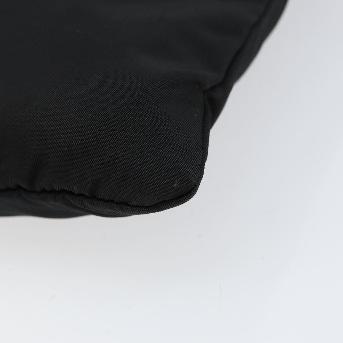 Prada Front Zip Convertible Flat Messenger Tessuto with Leather