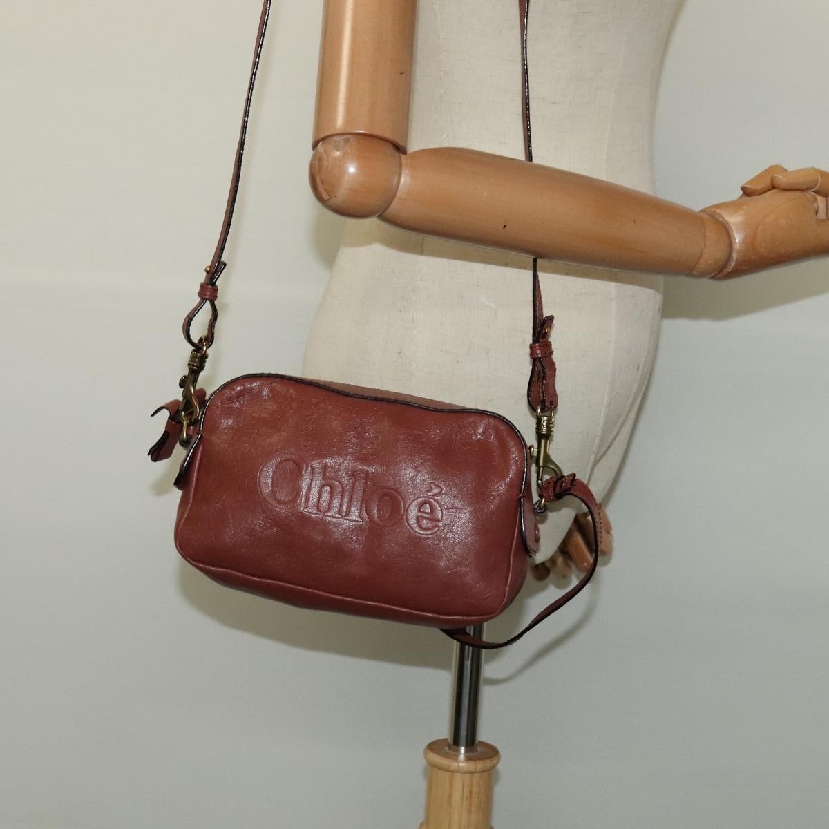 Chloe Shadow Shoulder Bag Leather