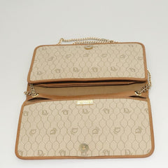 Christian Dior Vintage Honeycomb chain Canvas