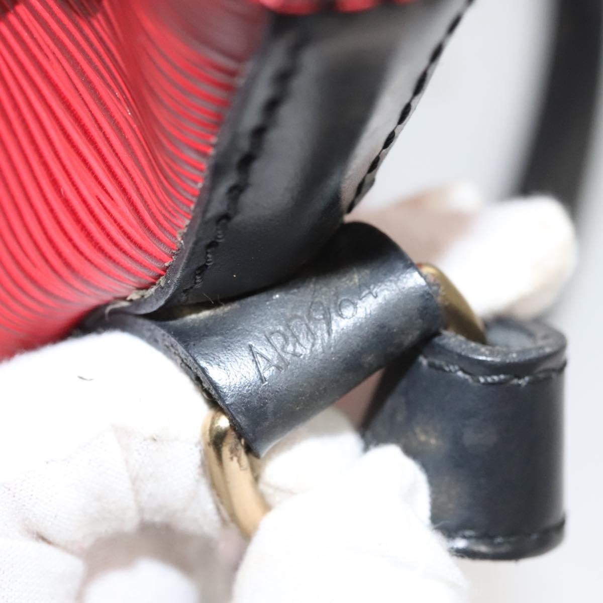 Louis Vuitton Petit Noe Handbag Two Tone Epi Leather