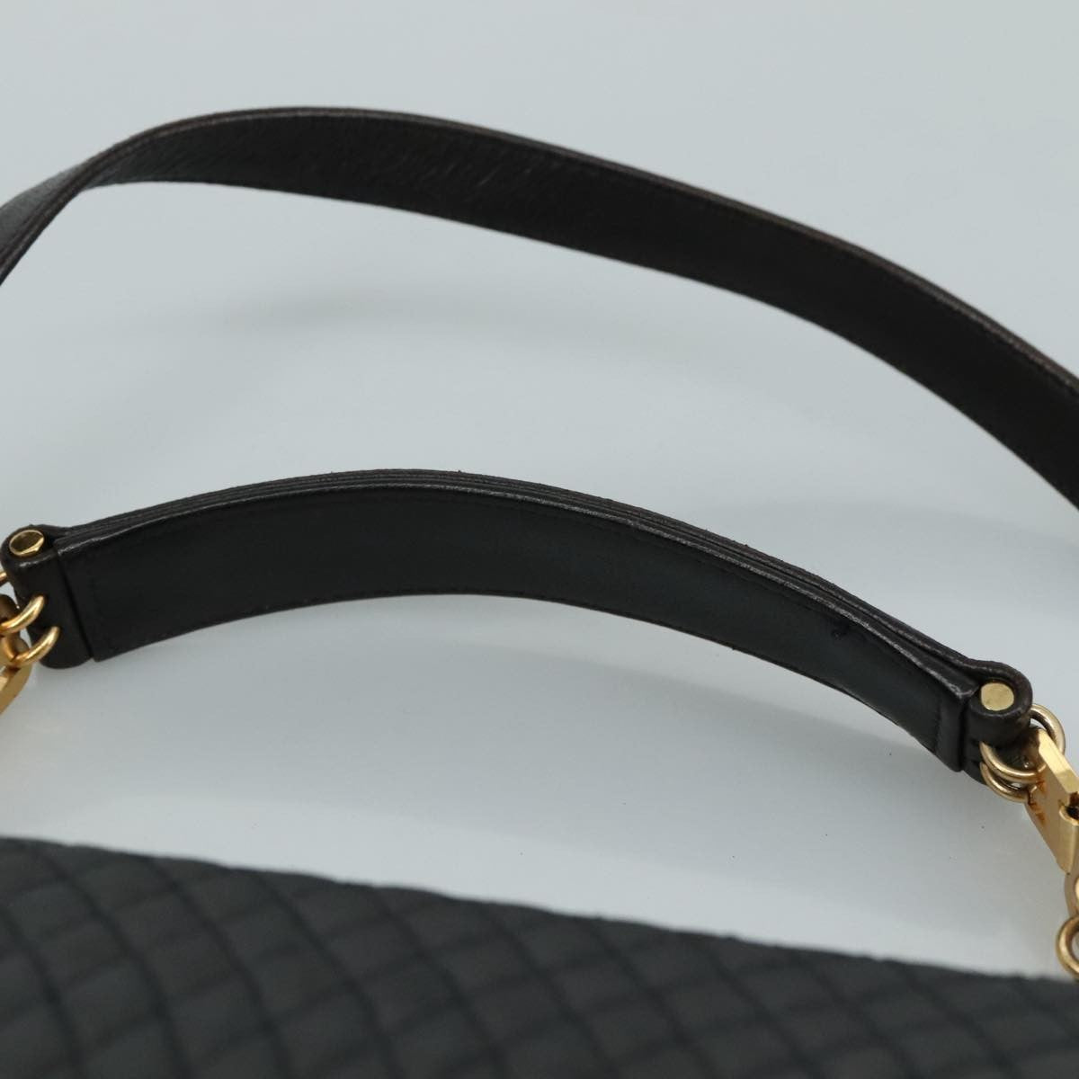 Bally Vintage Flap Handbag Quilted Leather