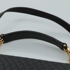 Bally Vintage Flap Handbag Quilted Leather