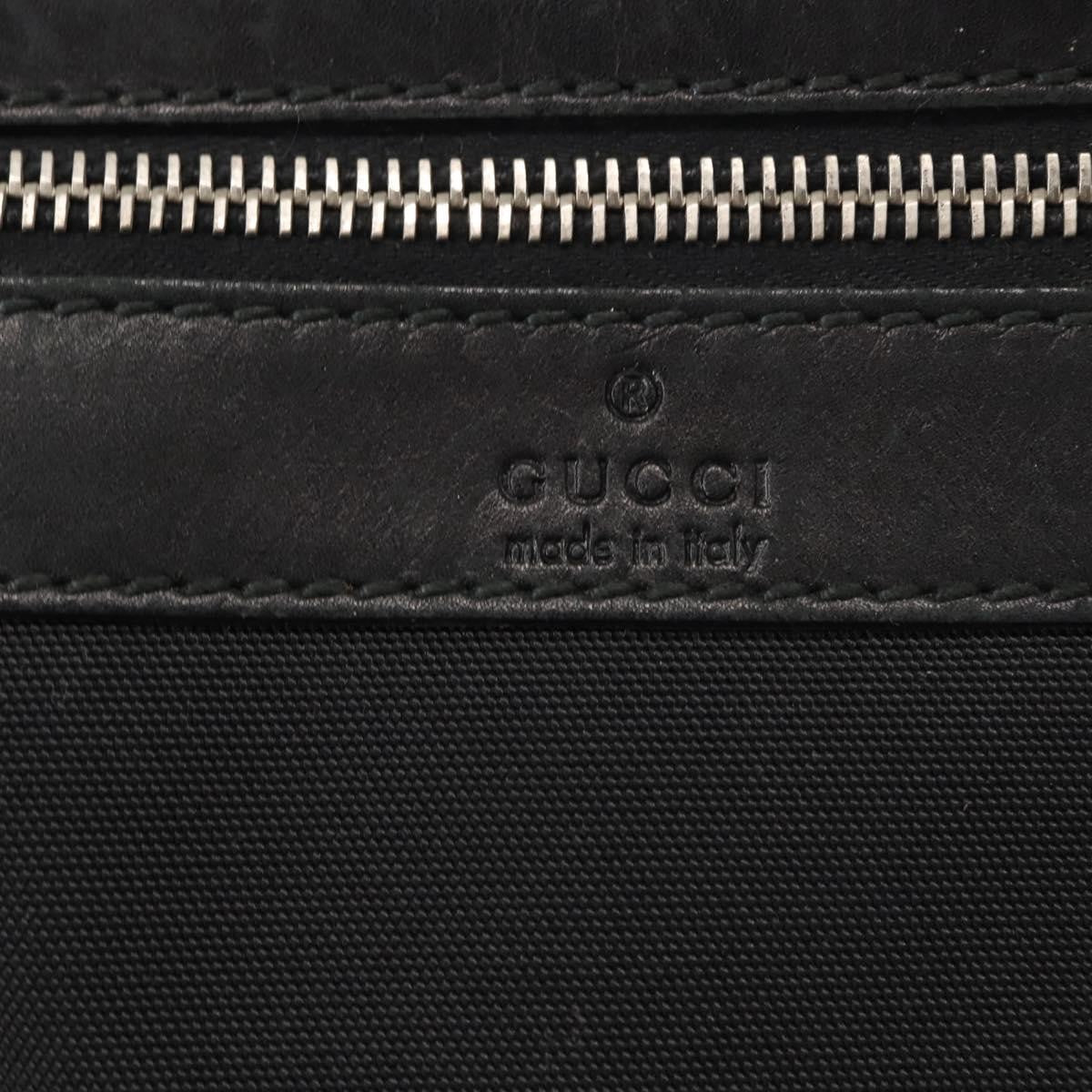 Gucci Vintage Flat Messenger Bag Nylon and Leather