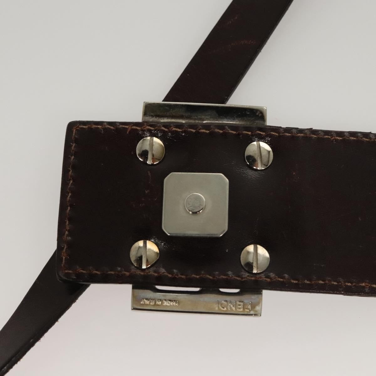 Fendi Mamma Baguette Shoulder Bag Canvas