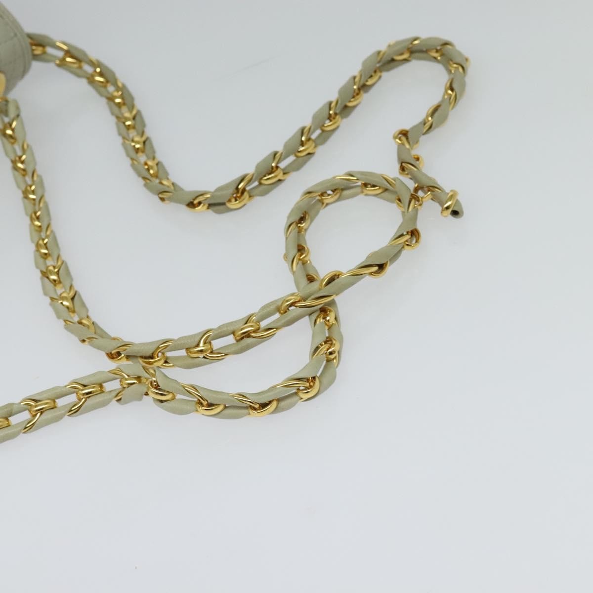 Bally Vintage Chain Shoulder Bag Quilted Leather