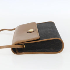 Christian Dior Vintage Honeycomb Shoulder Bag Canvas and Leather