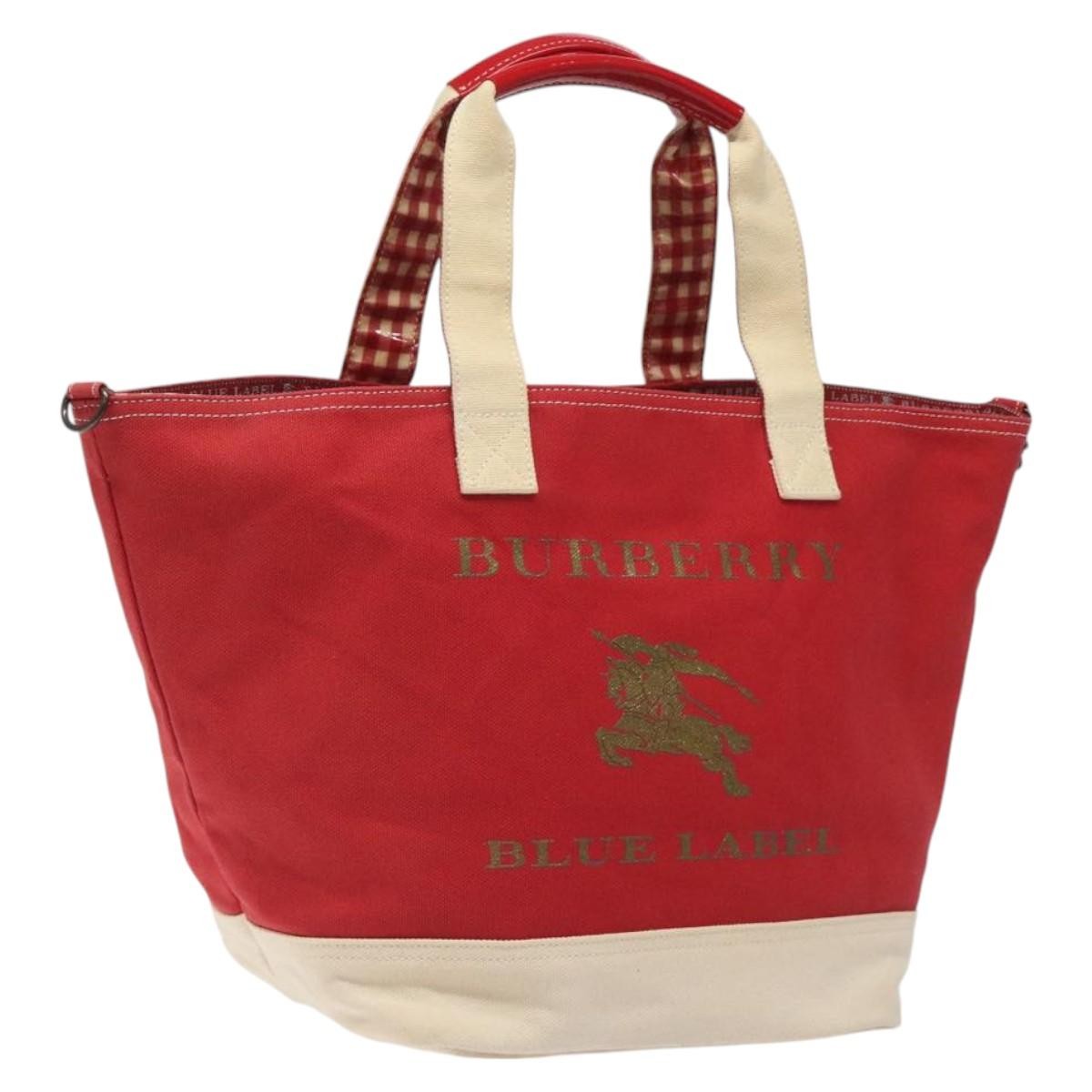 Burberry Blue Label Tote Bag Canvas
